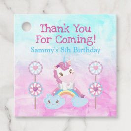 かわいいかわいいドリームユニコーンレインボークラウド フェイバータグ