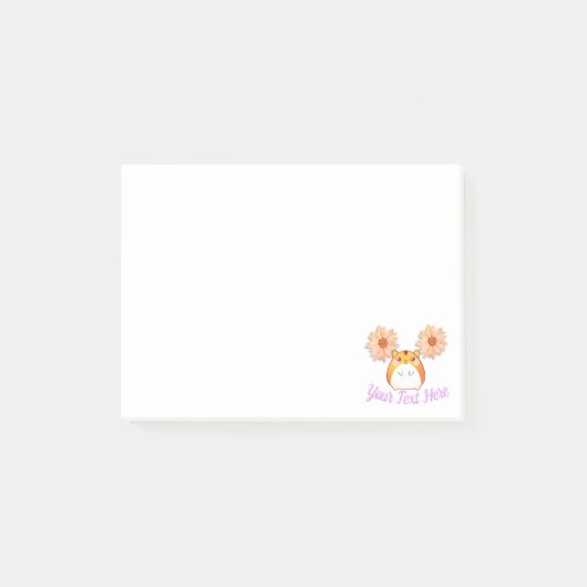 かわいいかわいいハムスターカスタム ポストイット (正面)