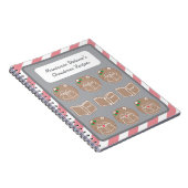 かわいいかわいいハムスターブックラバークリスマスノート ノートブック (右側)