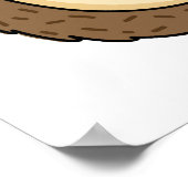 かわいいかわいいハリネズミ ポスター (角)