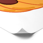 かわいいかわいいハロウィンカボチャ ポスター (角)