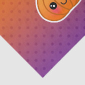 かわいいかわいいハロウィンカートゥーンカボチャデザイン 薄葉紙 (詳細)