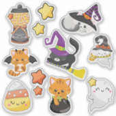 かわいいかわいいハロウィンステッカー シール (正面)