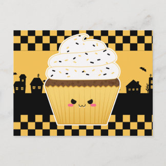 かわいいかわいいハロウィーンカップケーキ ポストカード