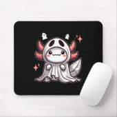 かわいいかわいいハロウィーン幽霊アクソロトル マウスパッド (マウス)