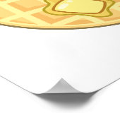 かわいいかわいいバターワッフル ポスター (角)