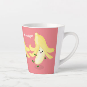 かわいいかわいいバナナ漫画 カフェラテマグ