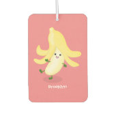 かわいいかわいいバナナ漫画 カーエアーフレッシュナー (正面)