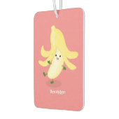 かわいいかわいいバナナ漫画 カーエアーフレッシュナー (左)