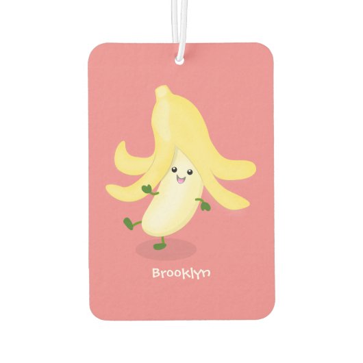 かわいいかわいいバナナ漫画 カーエアーフレッシュナー (裏面)