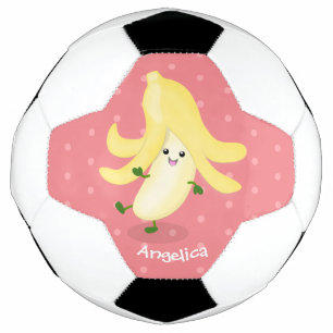 かわいいかわいいバナナ漫画 サッカーボール