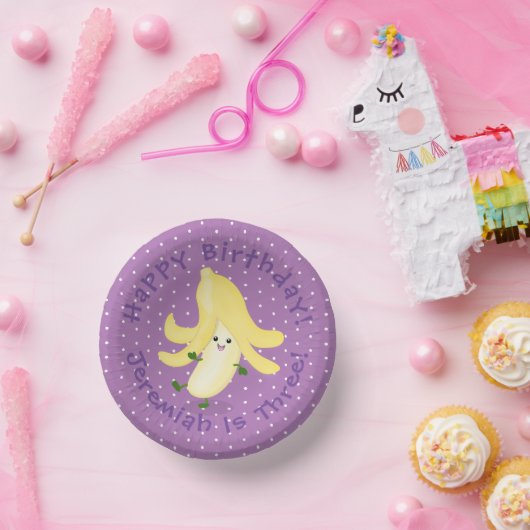 かわいいかわいいバナナ漫画 ペーパーボウル (パーティー)