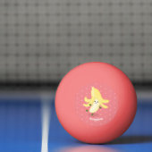 かわいいかわいいバナナ漫画 卓球ボール (ネット)