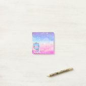 かわいいかわいいバレンタインキューピッドホビ ポストイット (デスク上)