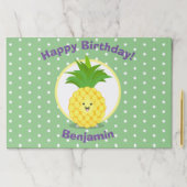 かわいいかわいいパイナップル漫画イラストレーション ペーパーパッド (インサイチュ)