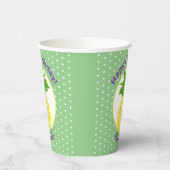 かわいいかわいいパイナップル漫画イラストレーション 紙コップ (左)