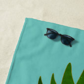 かわいいかわいいパイナップル ビーチタオル (インサイチュ)