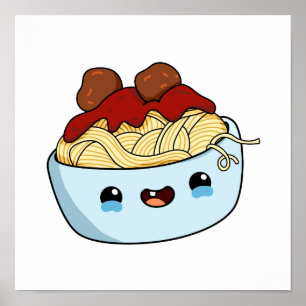 かわいいかわいいパスタ ポスター