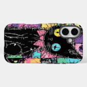 かわいいかわいいパステルゴシックパッチワークゴシック不気味 Case-Mate iPhoneケース (裏面 (横))