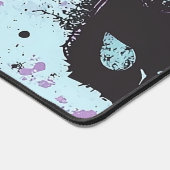 かわいいかわいいパステルゴシックパッチワーク不気味な猫 デスクマット (コーナー)