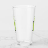 かわいいかわいいパパイヤ前足の漫画イラストレーション タンブラーグラス (右)