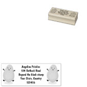 かわいいかわいいパパイヤ前足の漫画イラストレーション ラバースタンプ (押印)