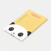 かわいいかわいいパンダ顔キッズ一覧 ポストイット (アングル)