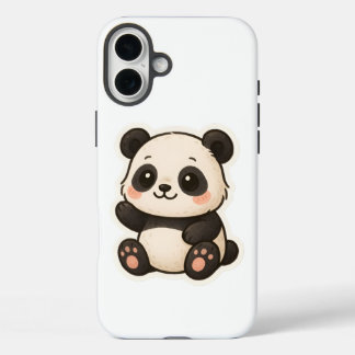 かわいいかわいいパンダiPhone 16プラスケース iPhone 16 Plusケース