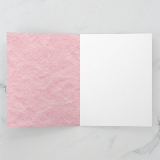 かわいいかわいいピンクのハロウィーン カード (内部)