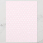 かわいいかわいいピンクバニー水玉模様スクラップブック紙 (裏面)