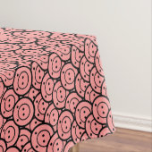 かわいいかわいいピンクピッグ&ピグレットパターンベクトルアート テーブルクロス (インサイチュ)