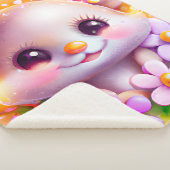 かわいいかわいいピンクマウス シェルパブランケット (3/4)