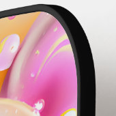 かわいいかわいいピンクマウス ピックルボールラケット (左詳細)