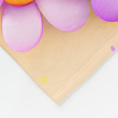 かわいいかわいいピンクマウス フリースブランケット (角)