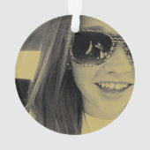 かわいいかわいいフフランスのライズと名前をカスタムする オーナメント (裏面)