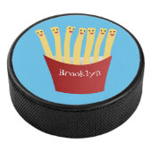 かわいいかわいいフライドファストフード漫画イラストレーション アイスホッケーパック (3/4)