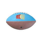 かわいいかわいいフライドファストフード漫画イラストレーション アメリカンフットボール (回転270)