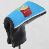 かわいいかわいいフライドファストフード漫画イラストレーション ゴルフヘッドカバー (3/4 正面)