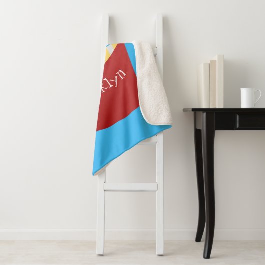 かわいいかわいいフライドファストフード漫画イラストレーション シェルパブランケット (インサイチュ)