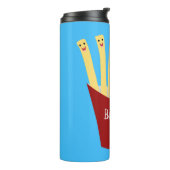 かわいいかわいいフライドファストフード漫画イラストレーション タンブラー (回転左)