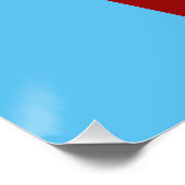 かわいいかわいいフライドファストフード漫画イラストレーション ポスター (コーナー)