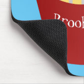 かわいいかわいいフライドファストフード漫画イラストレーション マウスパッド (コーナー)