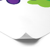 かわいいかわいいフラワーキャラクター ポスター (角)