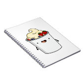 かわいいかわいいフルーツヨーグルト ノートブック (右側)