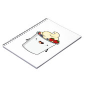 かわいいかわいいフルーツヨーグルト ノートブック (左側)