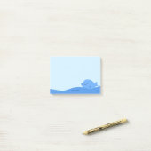 かわいいかわいいブルーホエールアニマルノーティックカスタム海 ポストイット (デスク上)