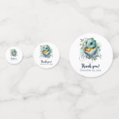 かわいいかわいいベビーアリゲーターハッチベビーシャワー コンフェッティ (裏面)