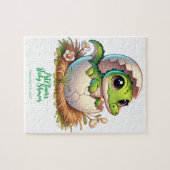 かわいいかわいいベビーアリゲーターハッチベビーシャワー ジグソーパズル (横)