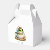 かわいいかわいいベビーアリゲーターハッチベビーシャワー フェイバーボックス (正面サイド)