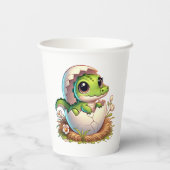 かわいいかわいいベビーアリゲーターハッチベビーシャワー 紙コップ (裏面)